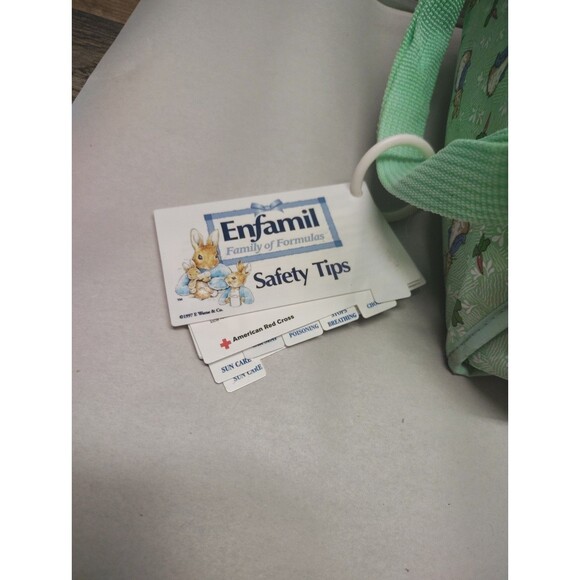 New Vintage Peter Rabbit Beatrix Potter Baby Diaper Storage Bag Enfamil - Picture 7 of 12